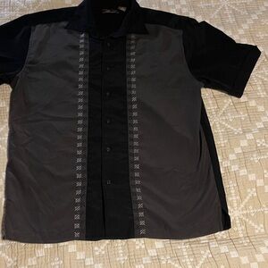 Men's Two-Tone Button Down Shirt